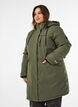 Vattenavvisande parkas med huva och funktionella detaljer, Gr&ouml;n, Model image number 0
