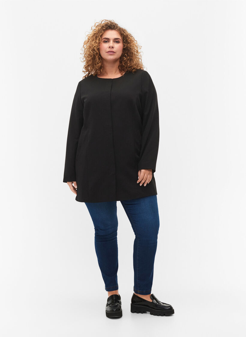 L&auml;tt och klassisk v&aring;rjacka, Black, Model image number 2