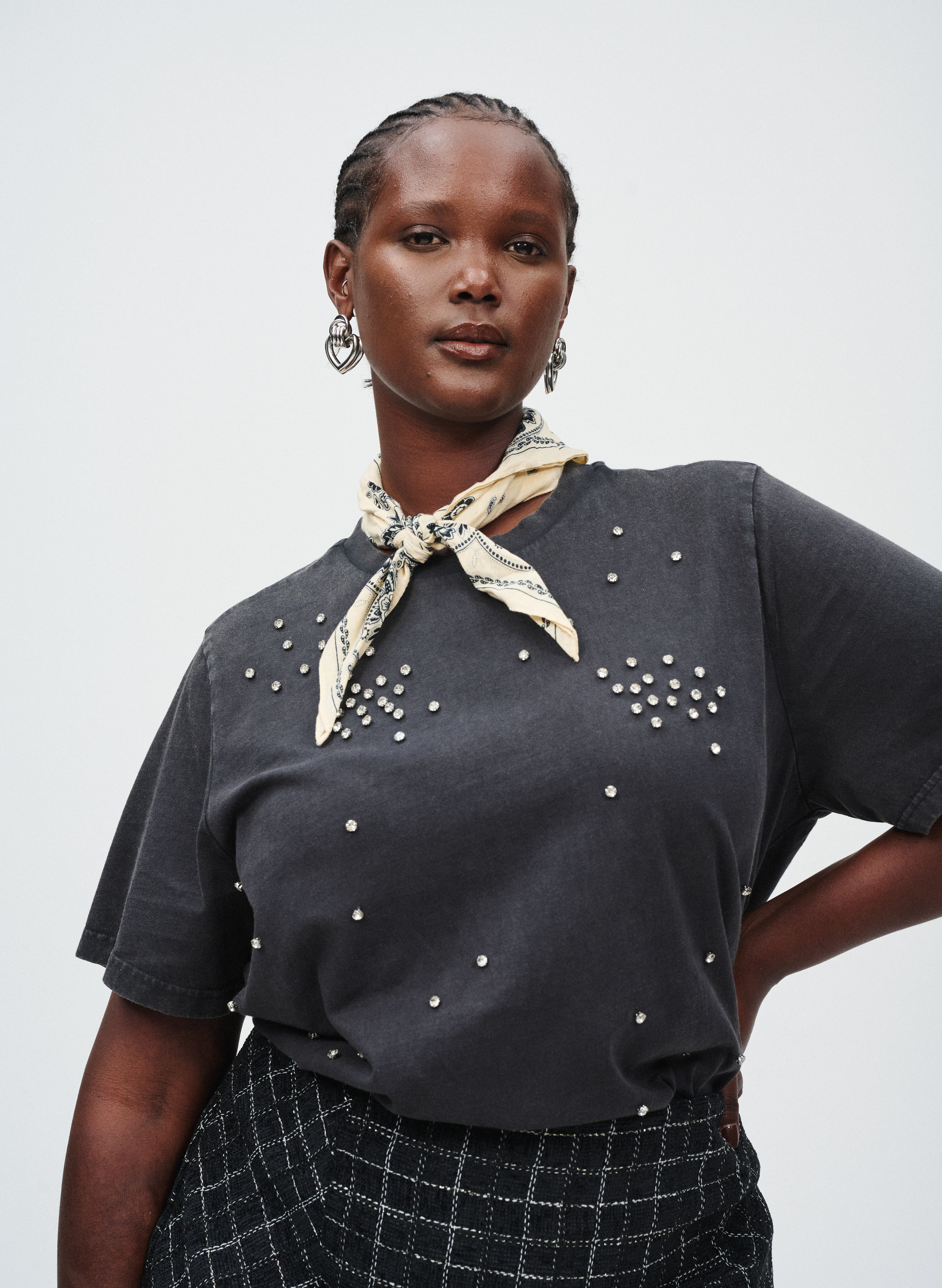 Zizzi Look med strassstenar, , Model