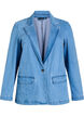 Denimblazer med fickor, Blå, Packshot image number 0