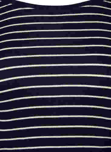 Randig tröja med rund hals, Night Sky Stripe, Packshot image number 2