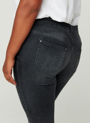 Extra slim Sanna Jeans, Grey Washed, Model image number 1
