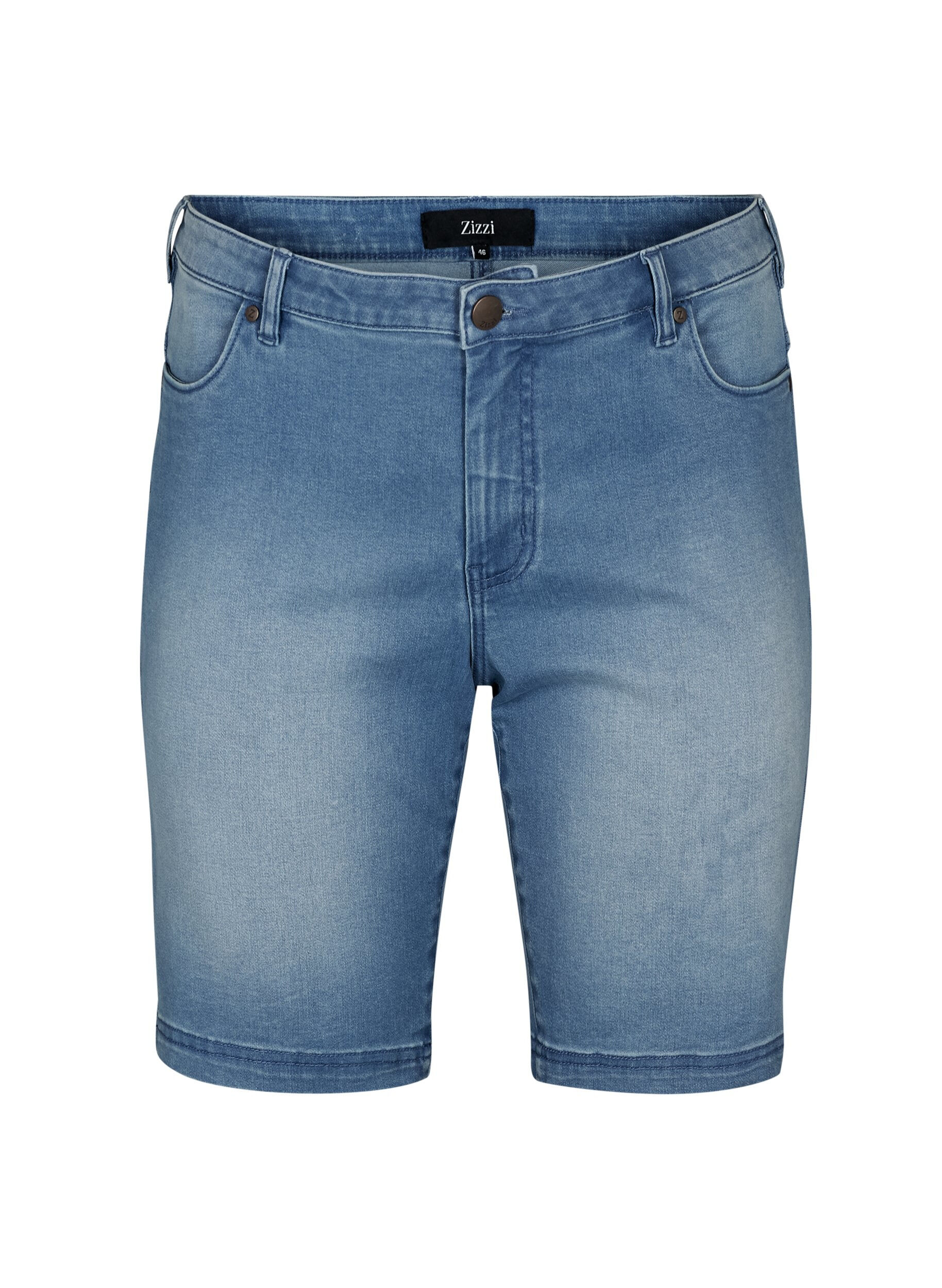 Slim fit Emily shorts med normal midja