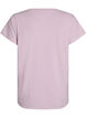 Tr&auml;nings t-shirt med v-ringning och l&ouml;s passform, Lila, Packshot image number 1