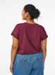 Kort&auml;rmad t-shirt i bomullsmix, R&ouml;d, Model image number 2