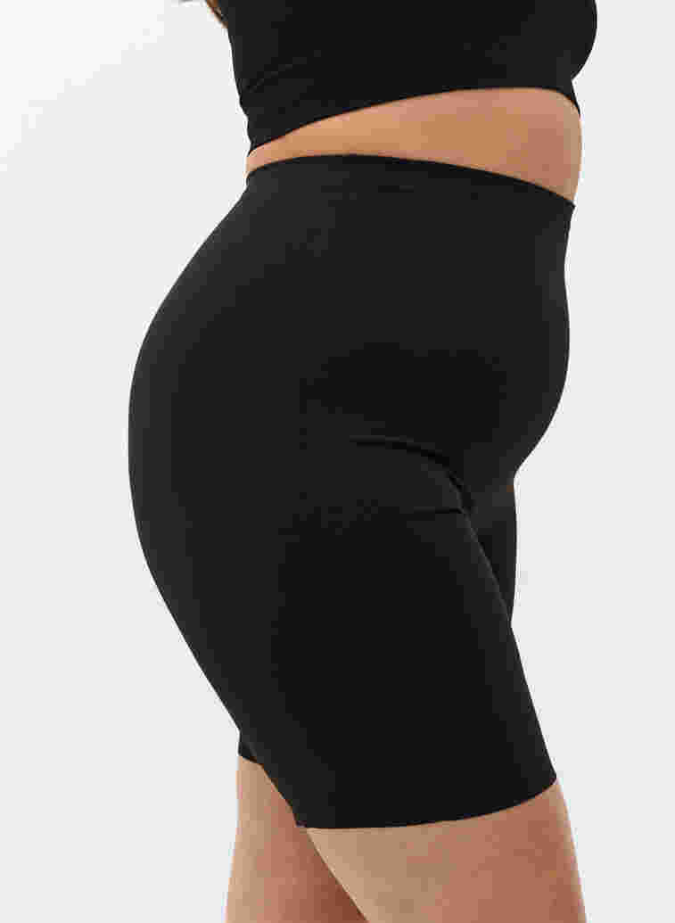 Light shapewear shorts med hög midja, Black, Model image number 2