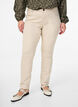 Emily jeans med slim fit och normal midja, Beige, Model image number 2