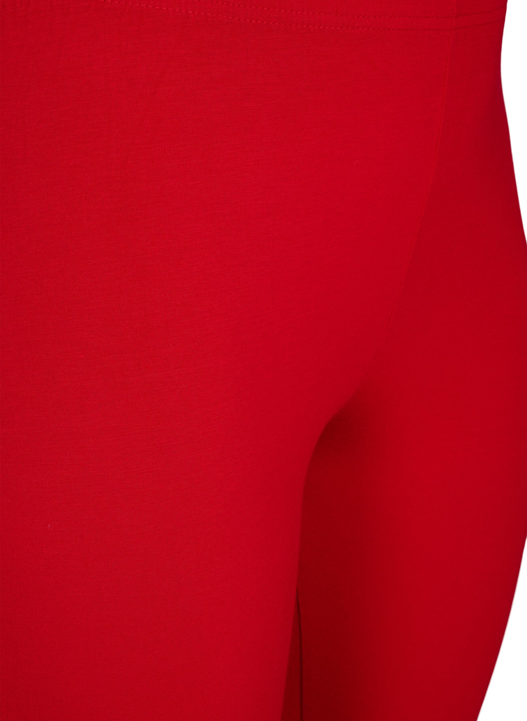 Zizzi 3/4 bas-leggings, R&ouml;d, Packshot image number 2