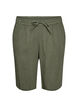 L&ouml;sa shorts i bomullsmuslin med h&ouml;g midja, Gr&ouml;n, Packshot image number 0