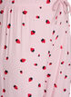 Pyjamasbyxor i mjuk jersey med h&ouml;g midja och fruktm&ouml;nster, Rosa, Packshot image number 2