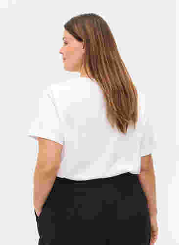 2-pack t-shirt i bomull, Navy B/B White, Model image number 1