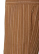Byxor med vida ben i linne och viskos, Brun, Packshot image number 2