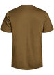 Enkel t-shirt i bomull med rund halsringning, Gr&ouml;n, Packshot image number 1
