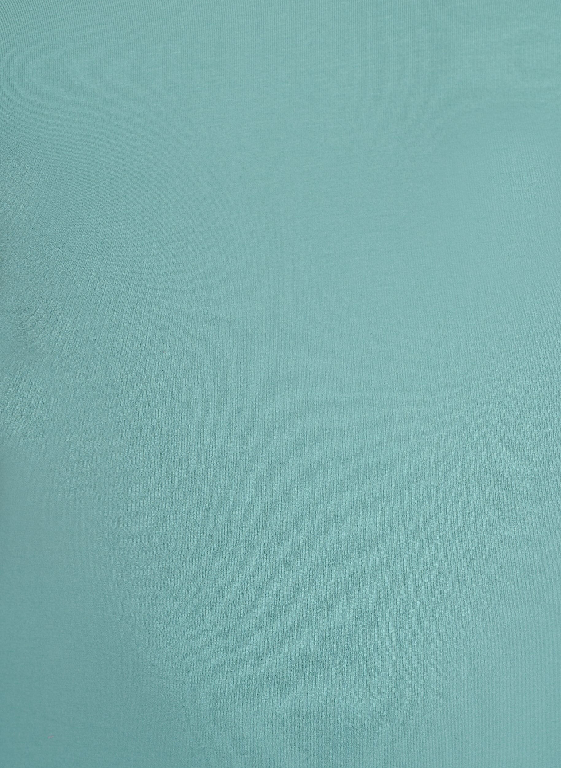 Zizzi Solid f&auml;rg bas topp i bomull, Gr&ouml;n, Packshot image number 2