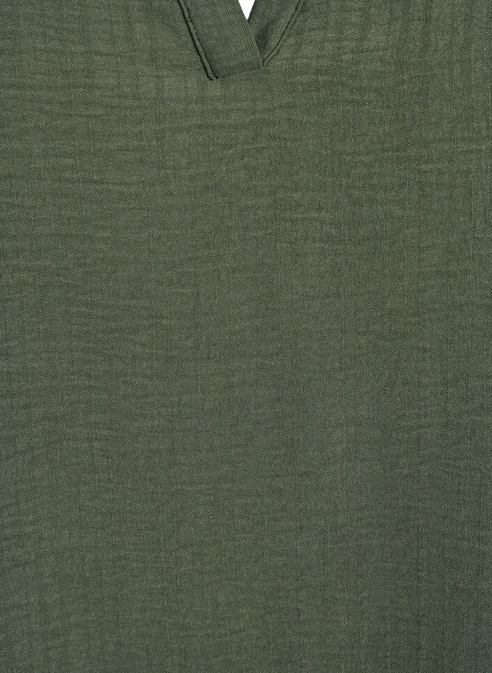L&ouml;s blus med korta &auml;rmar, Gr&ouml;n, Packshot image number 2