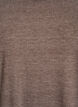 Jerseyblus med 3/4-&auml;rm, Brun, Packshot image number 2