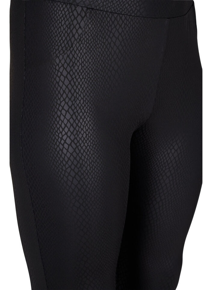 Leggings med djurmönster, Black, Packshot image number 2
