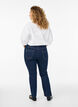 Slim fit Vilma jeans med h&ouml;g midja, Bl&aring;, Model image number 1