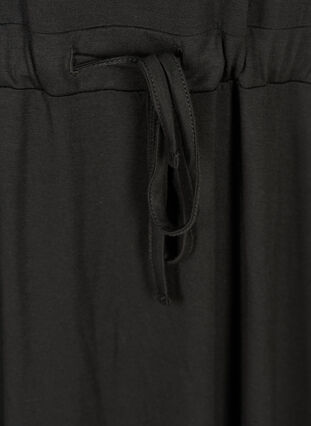 Klänning med korta ärmar, Black, Packshot image number 3