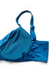 Bikini-bh med bygel och drapering, Bl&aring;, Packshot image number 3