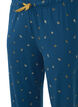 Pyjamasbyxor i bomull med tryck, Blue Opal AOP, Packshot image number 2