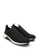 Slip-on sneaker med bred passform, Svart, Packshot image number 1