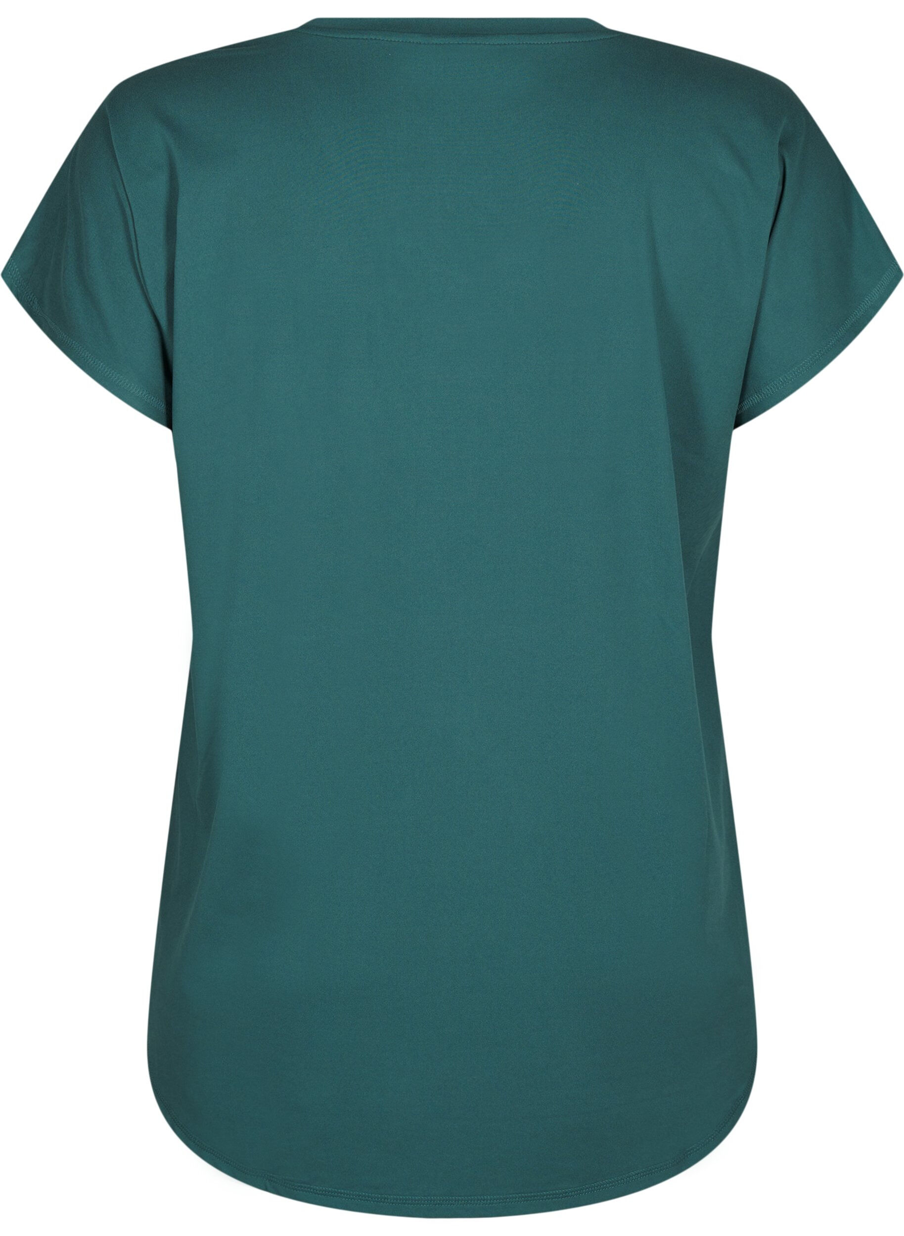 Zizzi V-ringad tr&auml;nings-t-shirt, Bistro Green, Packshot image number 1