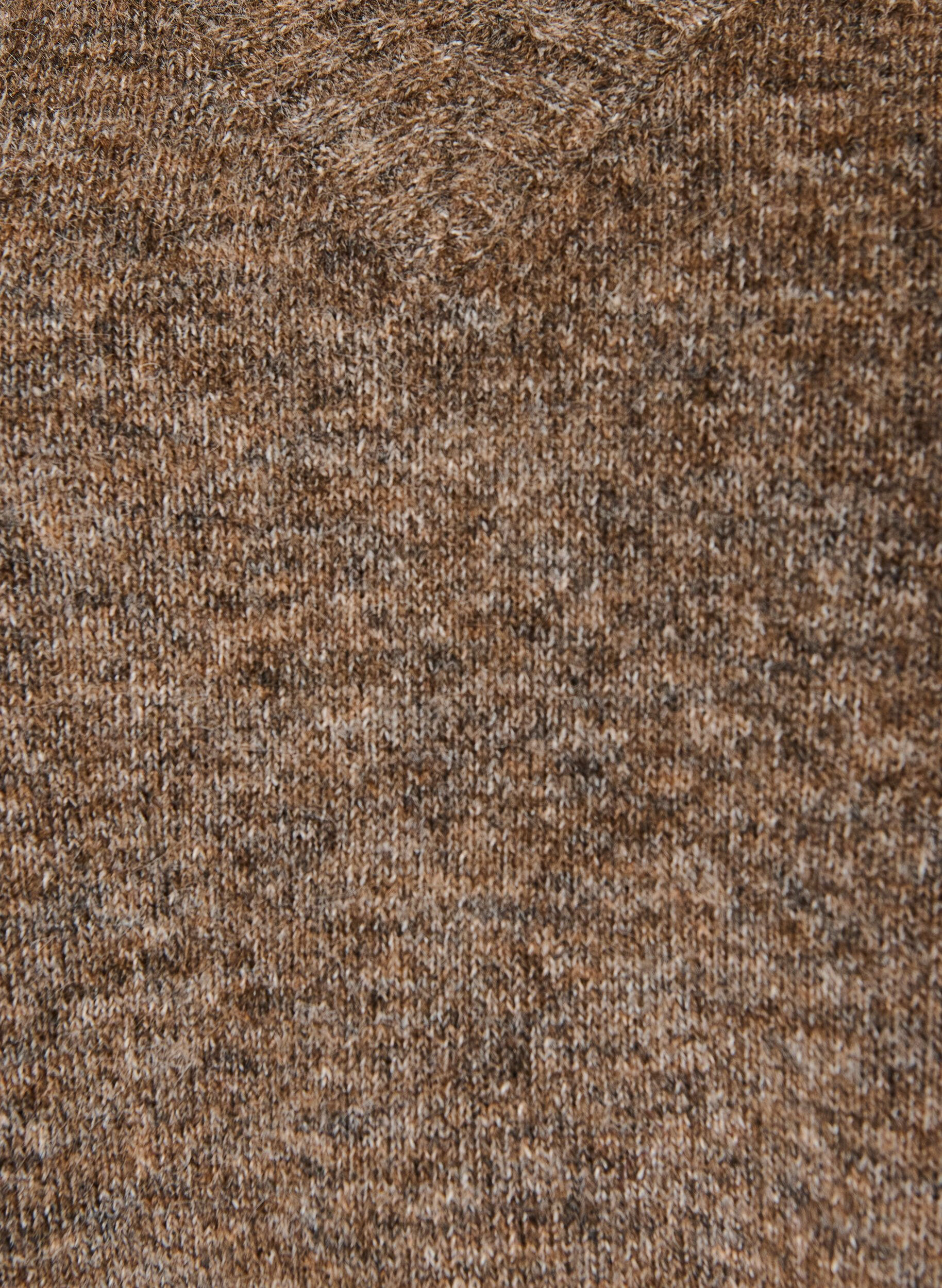 ZizziTr&ouml;ja med v-ringning, Brun, Packshot image number 2