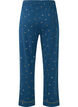 Pyjamasbyxor i bomull med tryck, Blue Opal AOP, Packshot image number 1