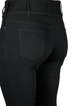 Superslimmade Bea-jeans med extra hög midja, Black, Packshot image number 3