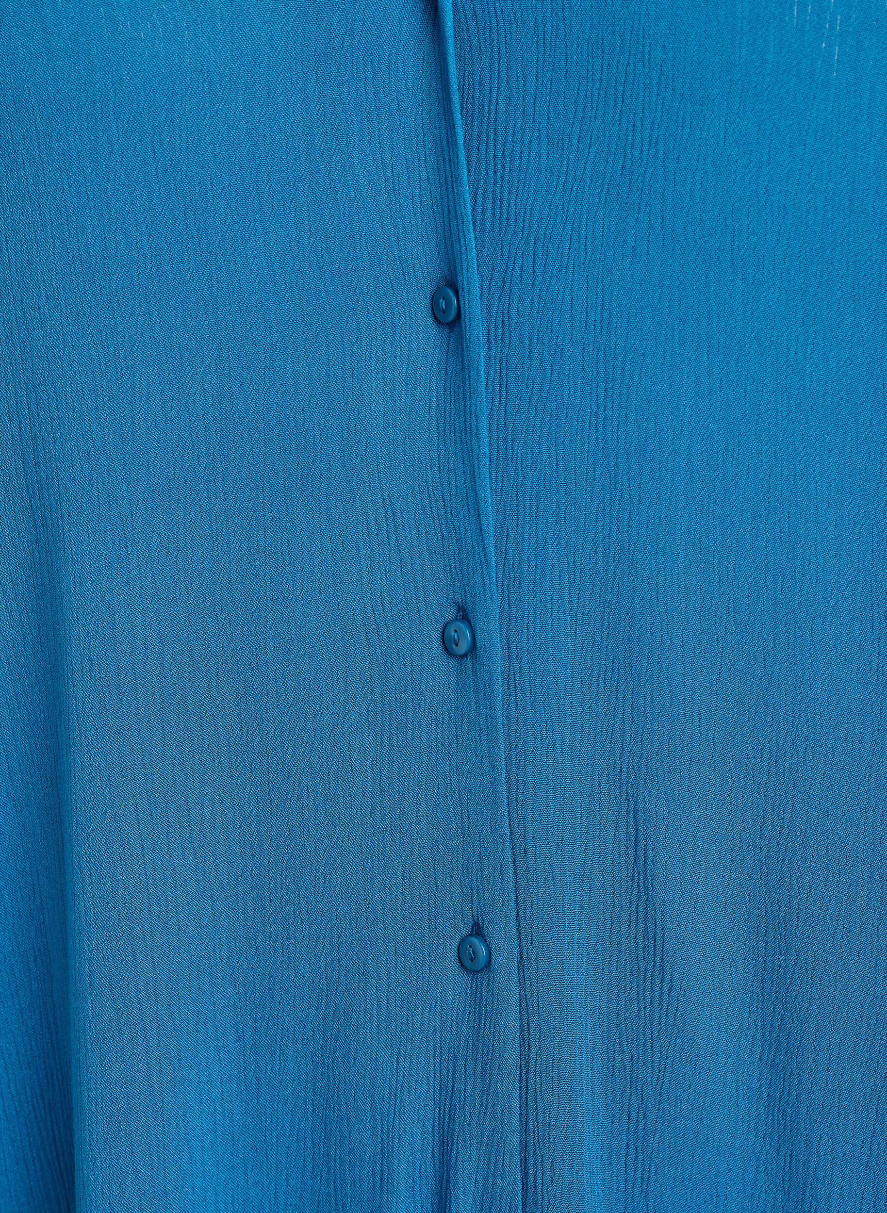 Zizzi Kaftan-strandkl&auml;nning med knappar, Bl&aring;, Packshot image number 2