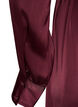 Skjortkl&auml;nning i satin med knytsk&auml;rp, R&ouml;d, Packshot image number 3