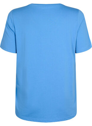 T-shirt från FLASH med tryck, Ultramarine, Packshot image number 1