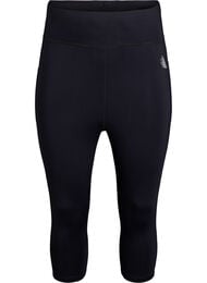 Capri löpartights med lätt kompression, Svart