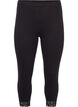 Basleggings med 3/4-l&auml;ngd och spetskant, Svart, Packshot image number 0
