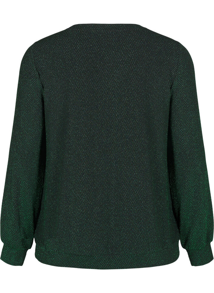 Blus med skimrande mönster, Scarab ZigZagShimmer, Packshot image number 1