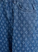 Myra jeans med bred passform och slitningar, Bl&aring;, Packshot image number 2