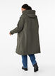 Parkas med huva och justerbar midja, Black Olive, Model image number 2
