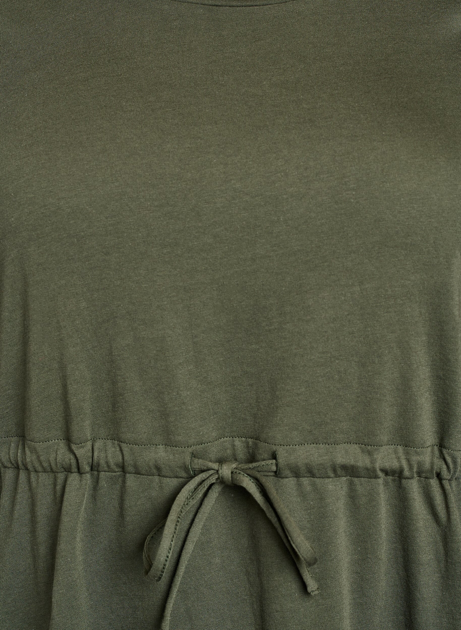 Zizzi FLASH - Kort T-shirtkl&auml;nning med knytsk&auml;rp, Gr&ouml;n, Packshot image number 2