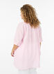 Tunika i bomull med v-ringning, Rosa, Model image number 2