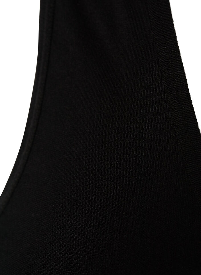 Shapeweartopp med breda remmar, Svart, Packshot image number 3
