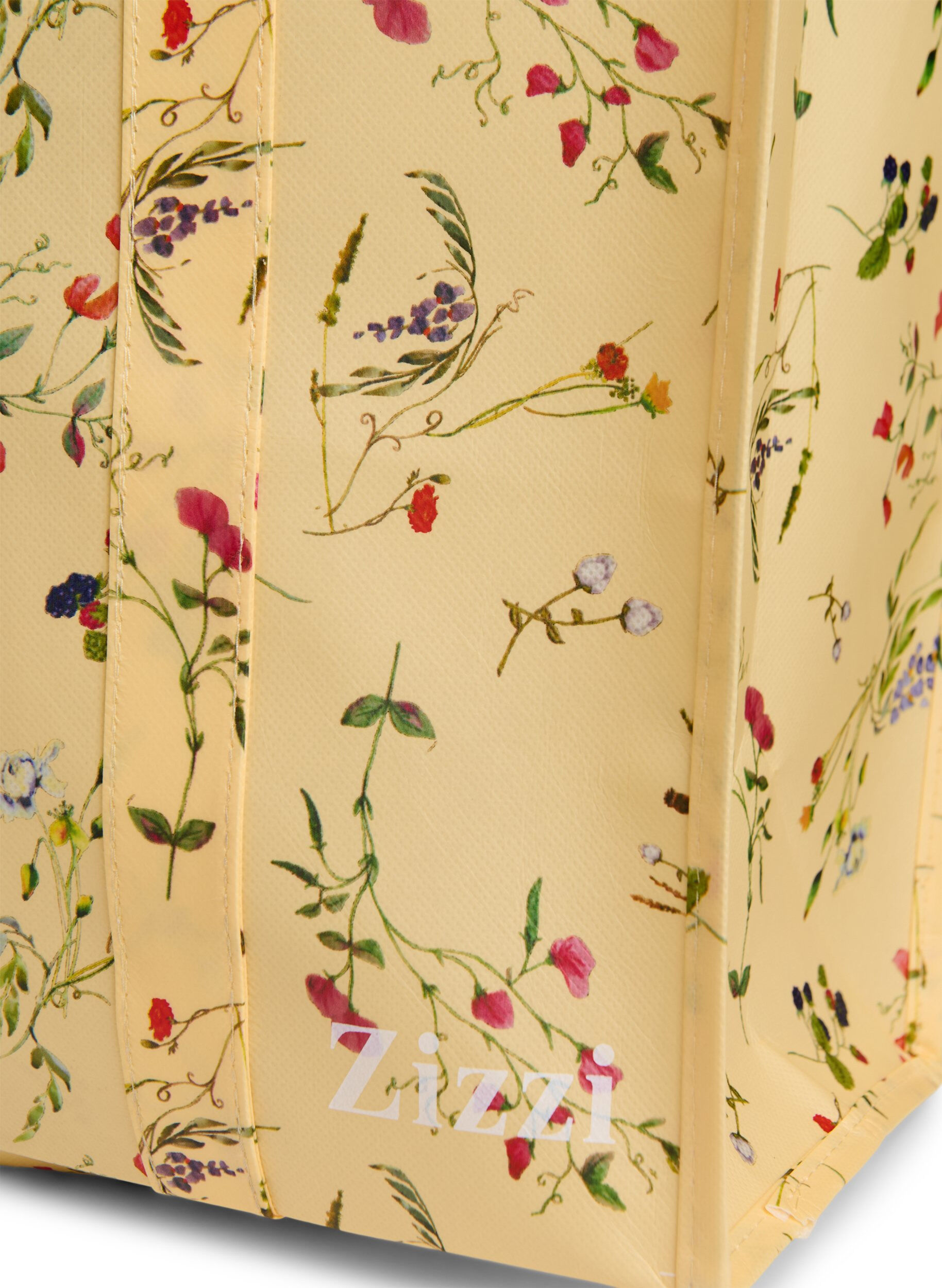 Zizzi Shoppingv&auml;ska med dragkedja, Gul, Packshot image number 2