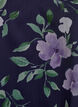 Chiffongblus med blommigt tryck och l&aring;nga &auml;rmar, Bl&aring;, Packshot image number 2