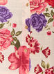 Midikl&auml;nning i bomull med blommigt m&ouml;nster, R&ouml;d, Packshot image number 2