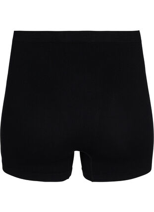 Seamless shorts med normalhög midja, Black, Packshot image number 1
