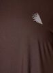 L&aring;ng tr&auml;nings-t-shirt, Brun, Packshot image number 2