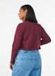 Baslinne i jersey med l&aring;nga &auml;rmar, R&ouml;d, Model image number 2