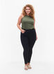 Super slim Amy jeans med h&ouml;g midja, Tobacco Un, Model image number 0