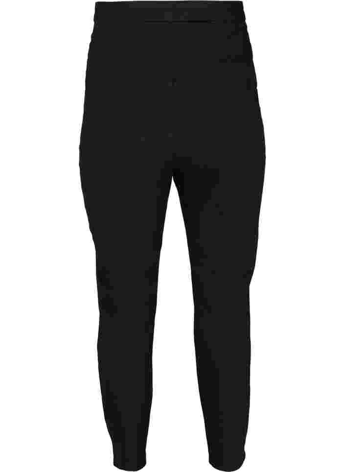 Bea jeans med väldigt hög midja, Black, Packshot image number 1