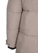 Puffjacka med huva och kontrastdetaljer, Beige, Packshot image number 4
